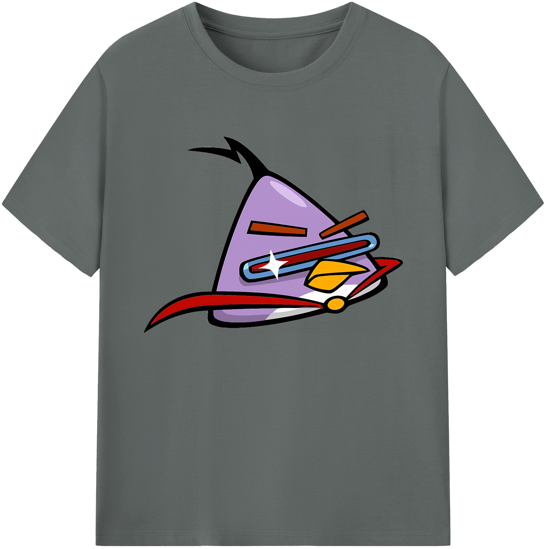 （画像用） Angry Birds アングリーバード 綿100％ メンズ半袖Tシャツ｜肌触りやわらか＆通気性